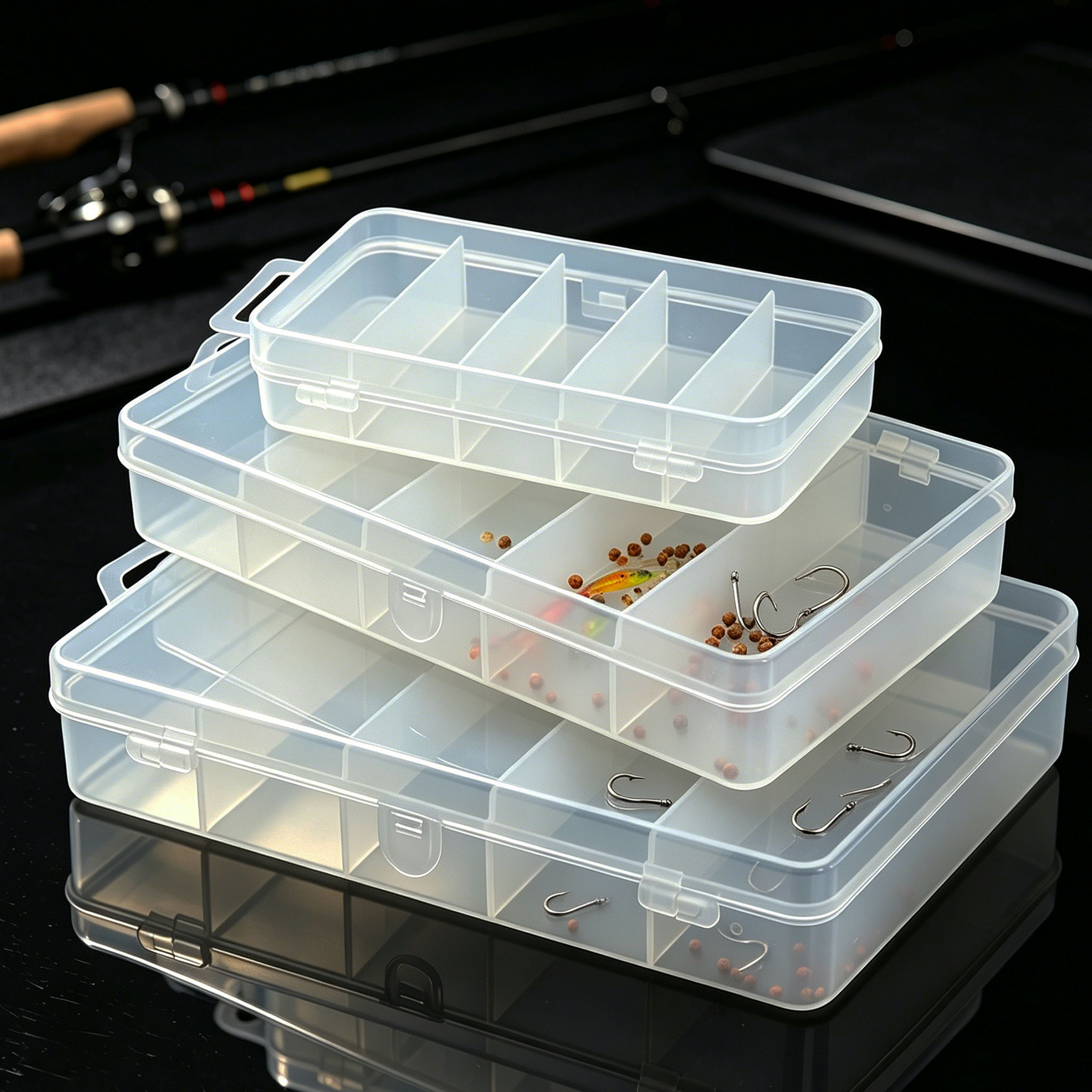 Fishing Equipment Organizer - 1/3 Pezzi Scatola per Esche da