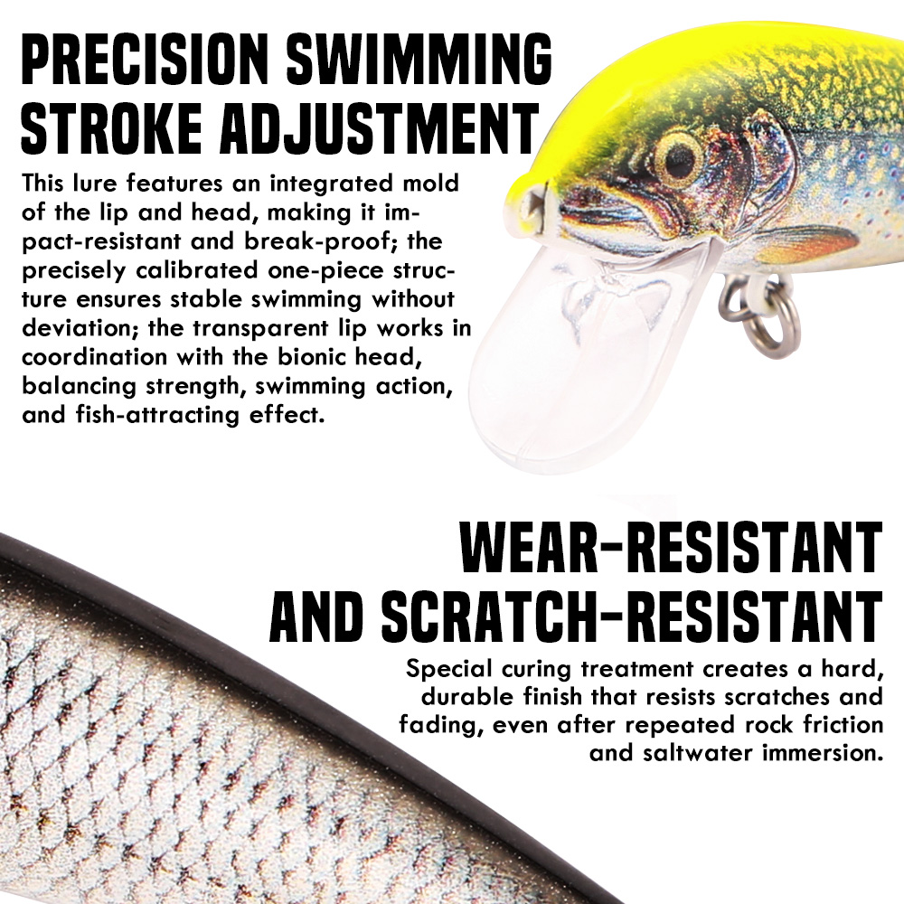 Esche da Pesca B&U Sinking Min - Trout Fishing Lure recensione e prezzo