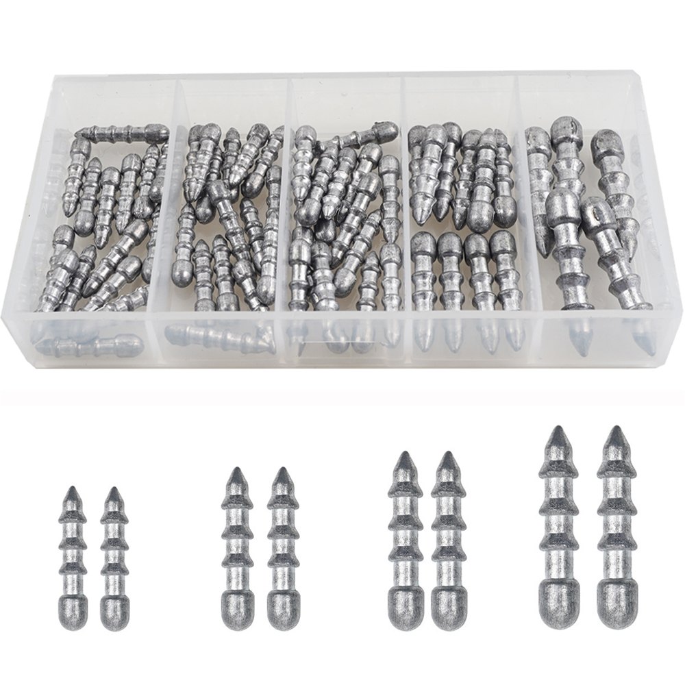 60 pz pesi per unghie Worm Fis - Trout Fishing Lure recensione e prezzo