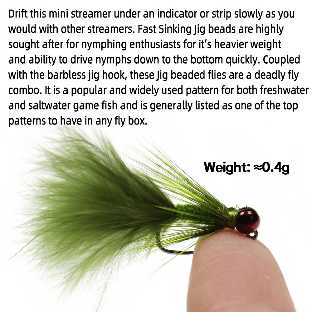 4~6 pezzi # 10 # 12 Jig in Tun - Trout Fishing Lure recensione e prezzo