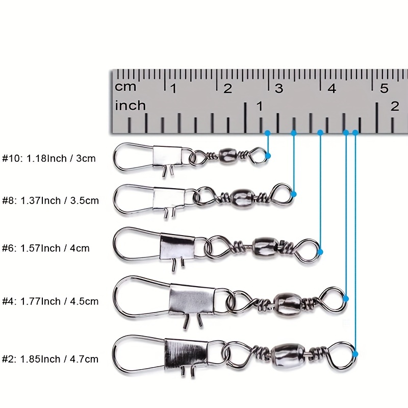 50/200 pz Girelle a barilotto  - Fishing Equipment Set recensione e prezzo